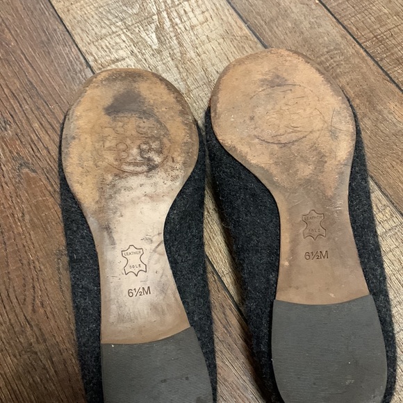 Tory Burch Wool and Leather Flats womens - Picture 3 of 8